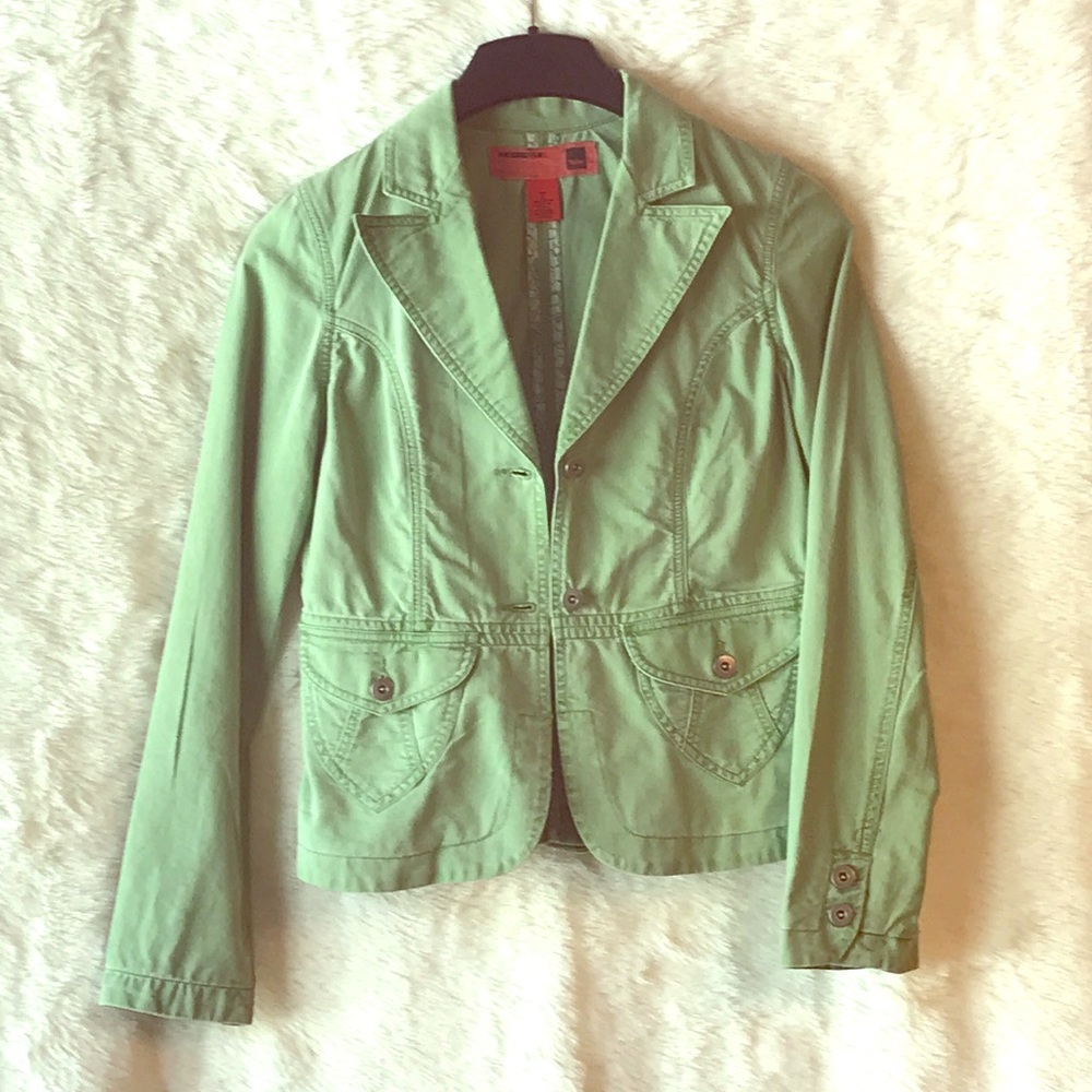 💚 Mossimo Supply Co. Green Blazer Jacket 🧥 💕🌸